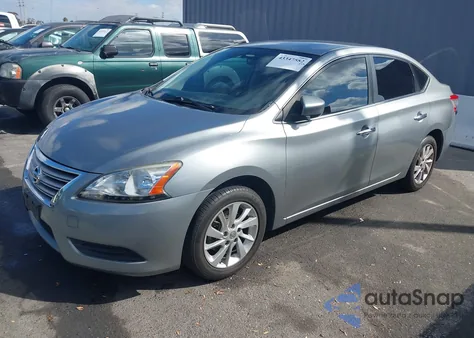 2013 Nissan Sentra S z USA, uszkodzony, nr VIN 3N1AB7AP9DL675036